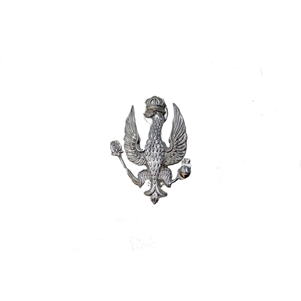 Hussara 'Hawk' Prussian Eagle Pouch Badge - RGR - Silver Plate    Ayo Gurkha