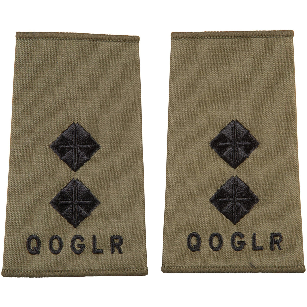 QOGLR Olive Rank Slides - Officers - Tudor Crown – Ayo Gurkha