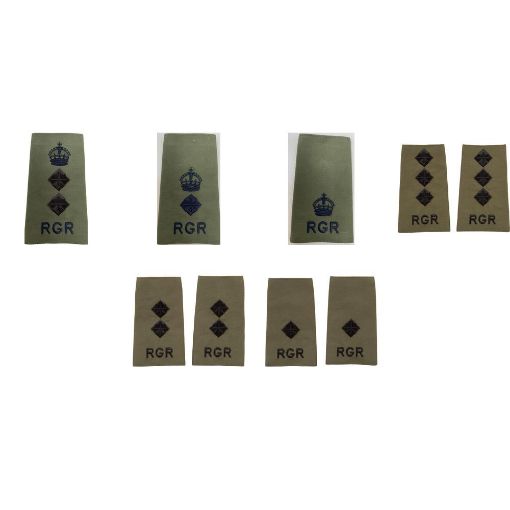 Picture of RGR Rank Slides - Olive - Comm. Officers