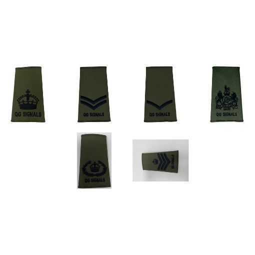 Picture of QGS Rank Slides - Olive - OR's & NCO's