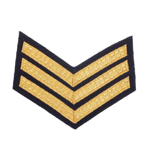 Picture of Mess Dress - Chevrons - Gold on Black - Sergeant