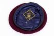 Picture of Small Crown Maroon Beret - Blue Silk Lined - Small Crown - Size 53
