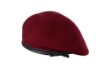 Picture of Small Crown Maroon Beret - Blue Silk Lined - Small Crown - Size 61