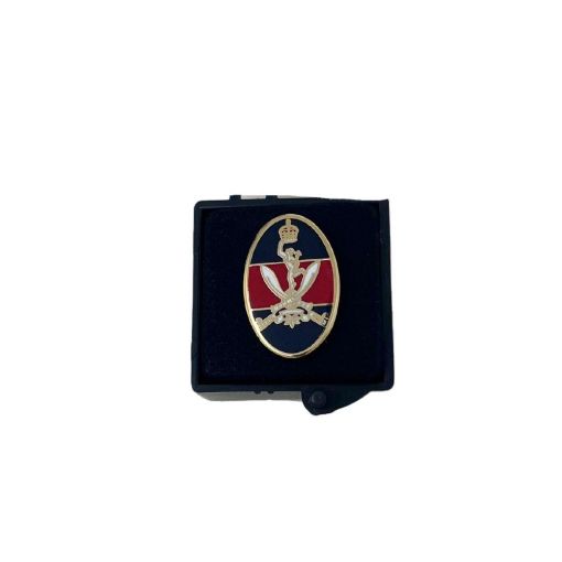 Picture of Lapel Pin - Queen's Gurkha Signals - Plastic Box - Tudor Crown