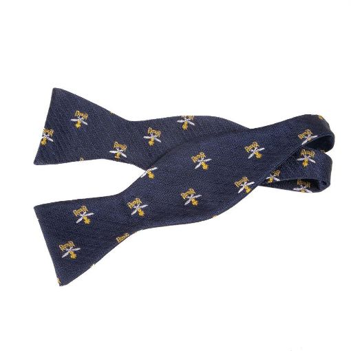 Picture of The Queen's Gurkha Engineers Bow Tie - Self - Tie - Polyester