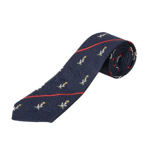 Picture of The Queen's Gurkha Signals Tie - Tie - Silk Reppe - Tudor Crown