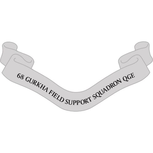 Picture of Plaque Scroll Only - 68 Gurkha Field Support Squadron QGE