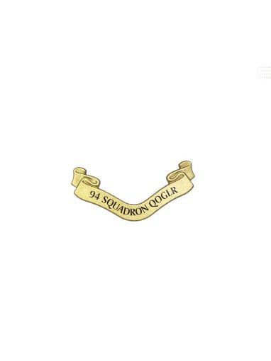 Picture of QOGLR Plaque Scroll Only - 94 Squadron - Gold