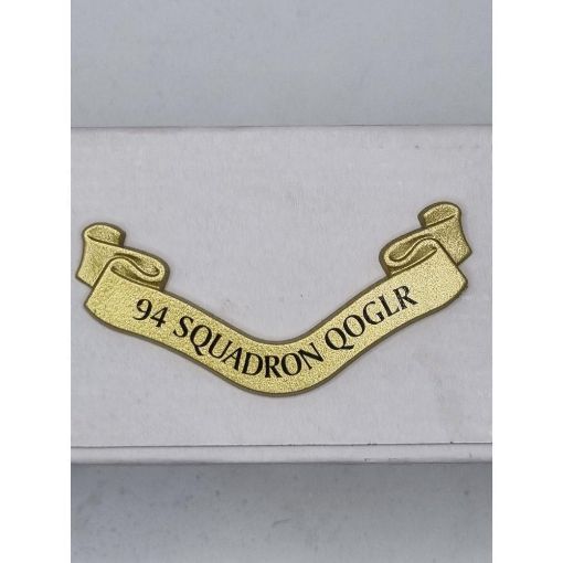 Picture of QOGLR Plaque Scroll Only - 94 Squadron - Gold