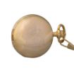 Picture of Full Hunter Pocket Watch - QOGLR Bge - Chain - GP - Quartz Battery - Tudor Crown