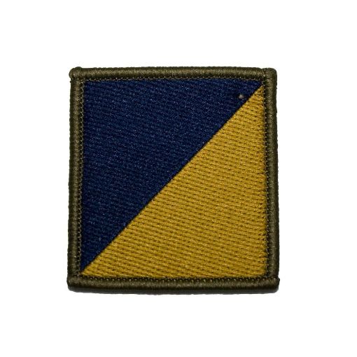 Picture of The Royal Logistic Corps TRF - Yellow/Navy with Olive Overlocked - Pack of 5