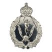 Picture of Queen's Gurkha Signal's Cross Belt Badge - Tudor Crown, Silver Plate
