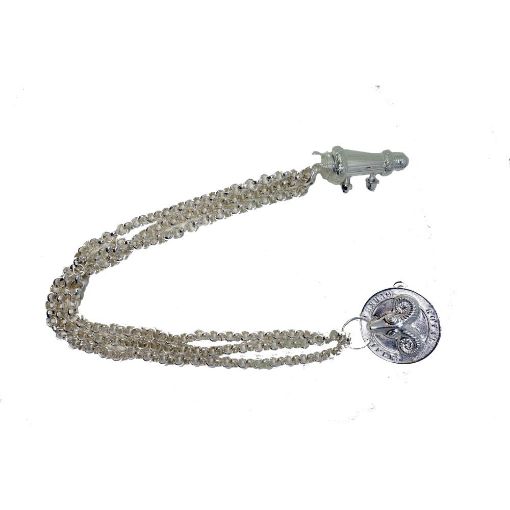 Picture of Royal Gurkha Rifles Whistle Ram's Head & Chain Nickel Plate - XL