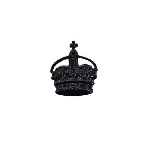 Picture of Metal Crown 5/8" - Black - Spike & Clutch Fitting - Pair - Tudor Crown