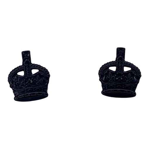 Picture of Metal Crown (3/8) - Black - Spike & Clutch - Pair - Tudor Crown