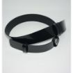 Picture of Parade Belt - Black PVC - + 4 loops - long.