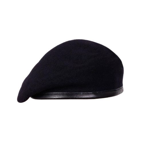 Picture of Navy Silk Lined Small Crown Beret